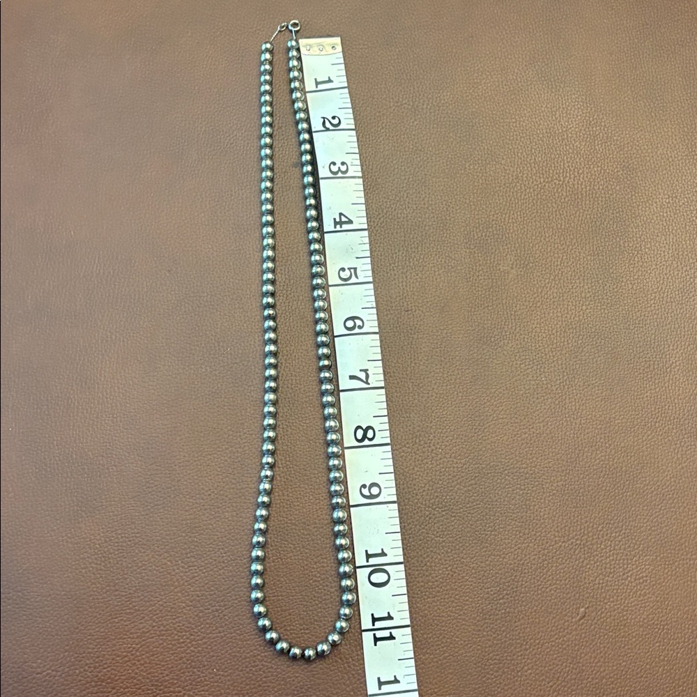 Silver Bead Necklace - Classic Silver Women's - Picture 5 of 5